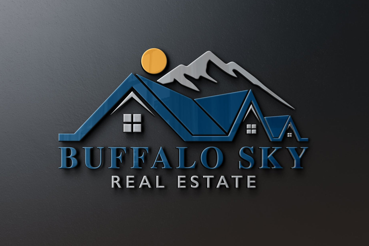 Logo Design - Realtor Logo Design | Real Estate Business Logo | Mountain Range | Realtor Branding