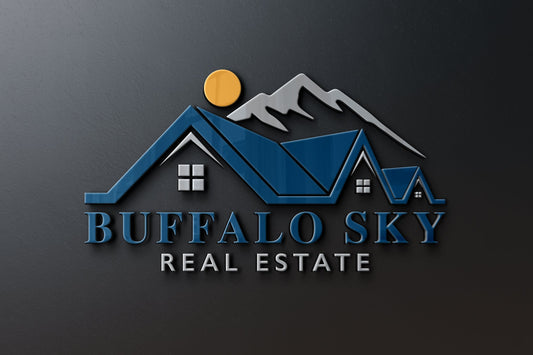Logo Design - Realtor Logo Design | Real Estate Business Logo | Mountain Range | Realtor Branding