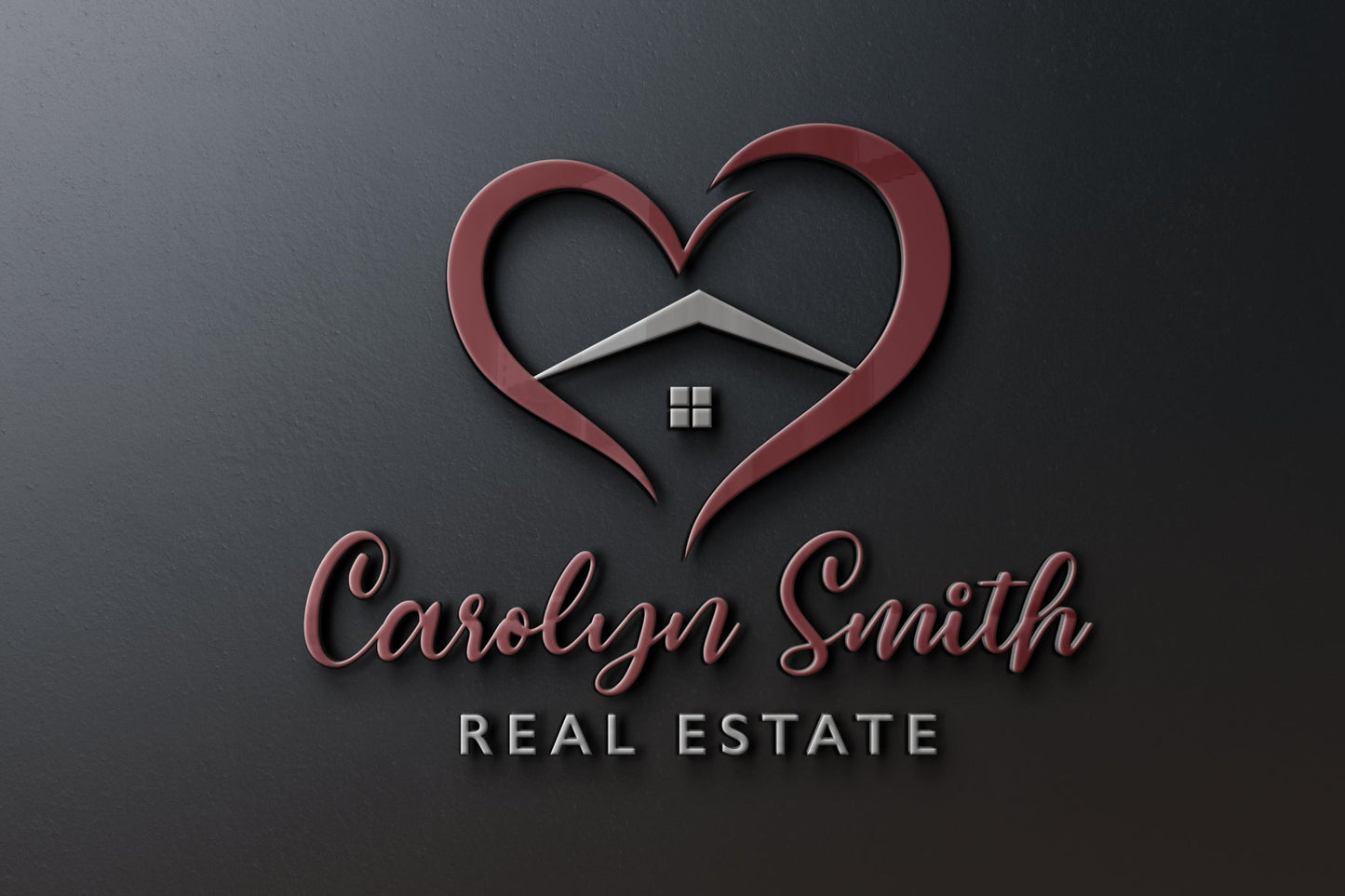 Logo Design - Real Estate Logo | Realtor Logo Design | Heart Logo | House Design | Modern Logo