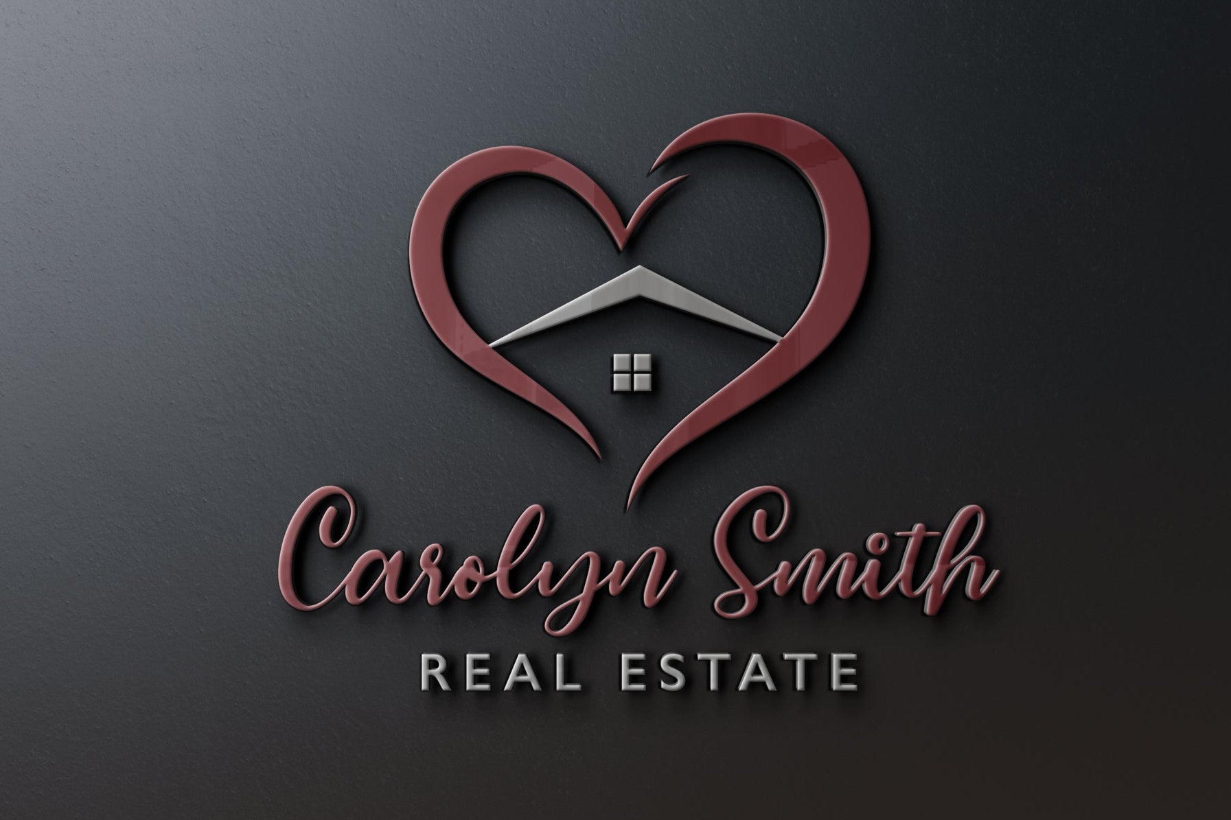 Logo Design - Real Estate Logo | Realtor Logo Design | Heart Logo | House Design | Modern Logo