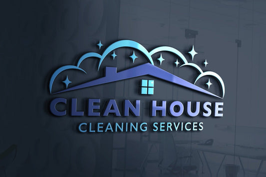 Cleaning Services Logo Design | Cleaning Business Logo | Housekeeping Logo | House Cleaning Logo | Residential | Office Cleaning Services