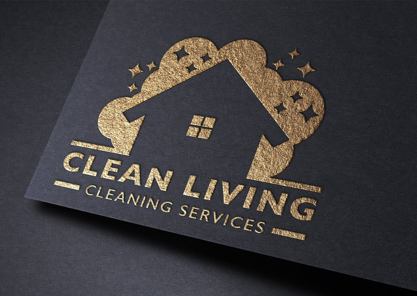 Logo Design - House Cleaning Design | Housekeeping Logo | Maid Services | Cleaning Business