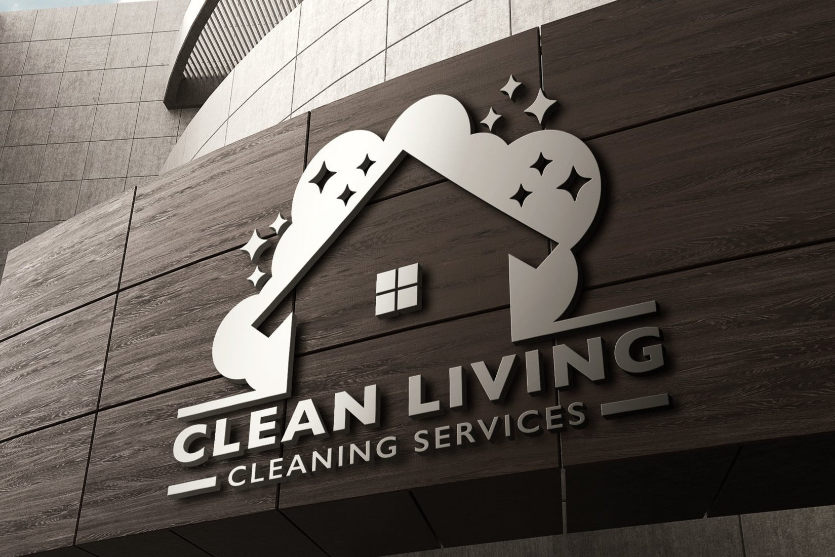 Logo Design - Cleaning Company Logo | Residential Cleaning Logo | Hous ...