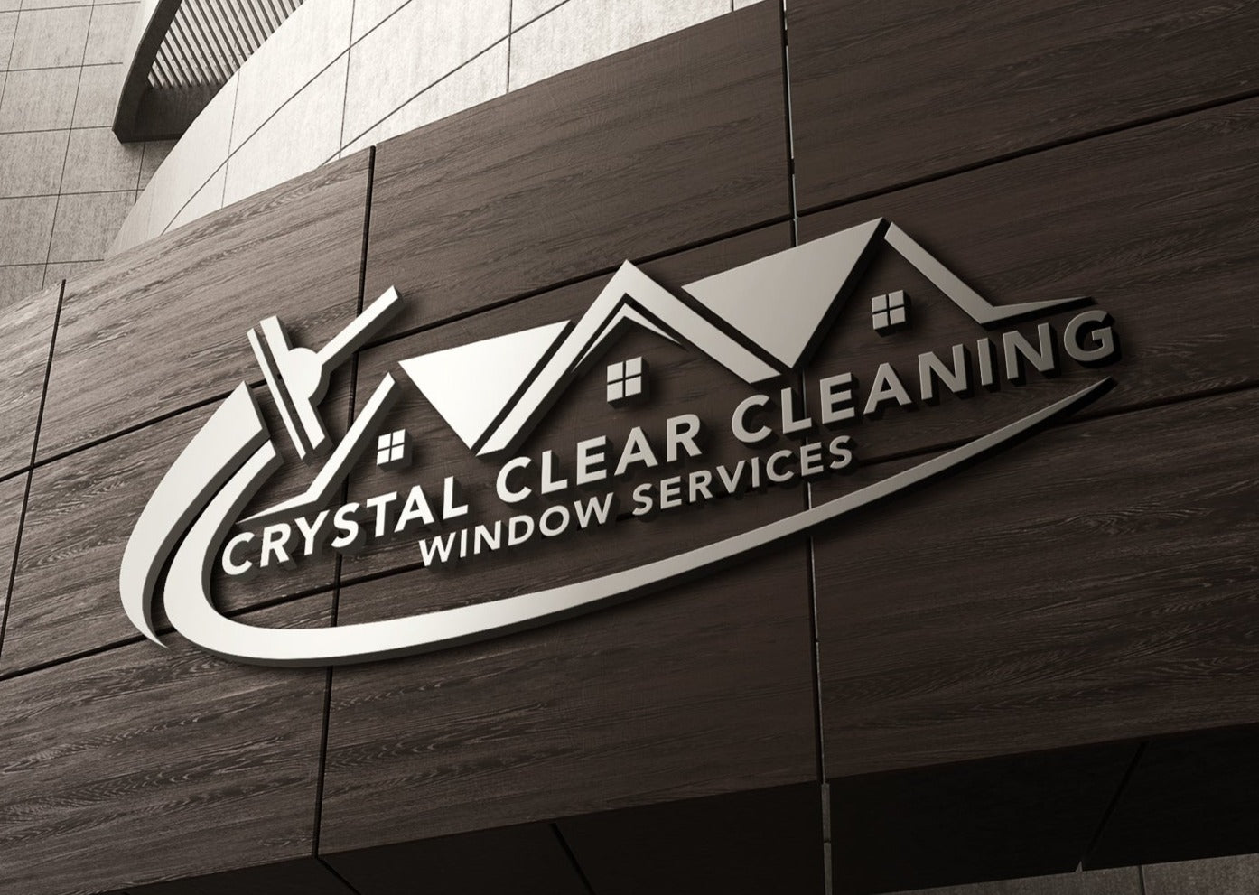 Logo Design - Window Cleaning Logo | Window Washing Logo Design | Cleaning Services Logo | Window Design