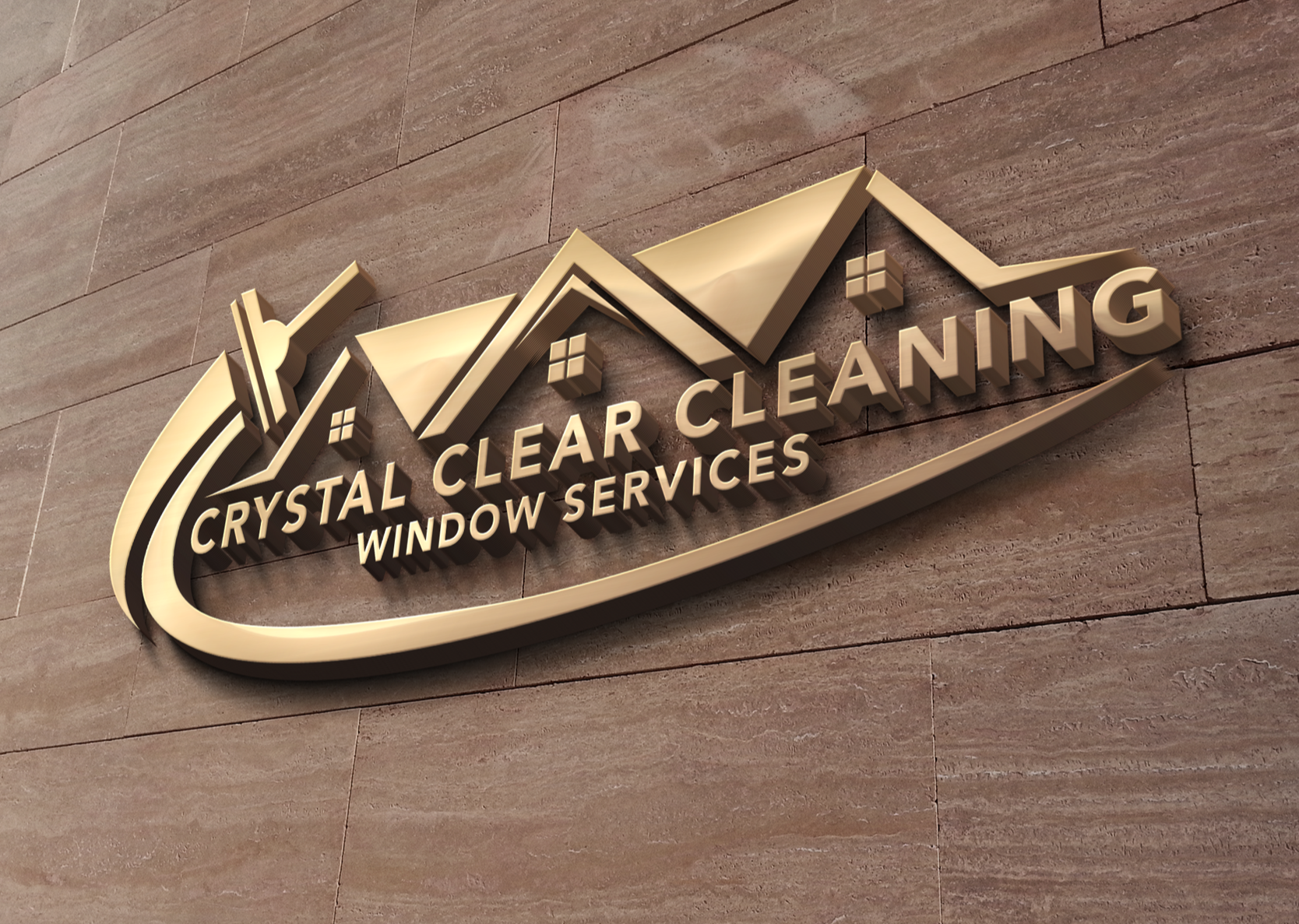 Logo Design - Window Cleaning Logo | Window Washing Logo Design | Cleaning Services Logo | Window Design
