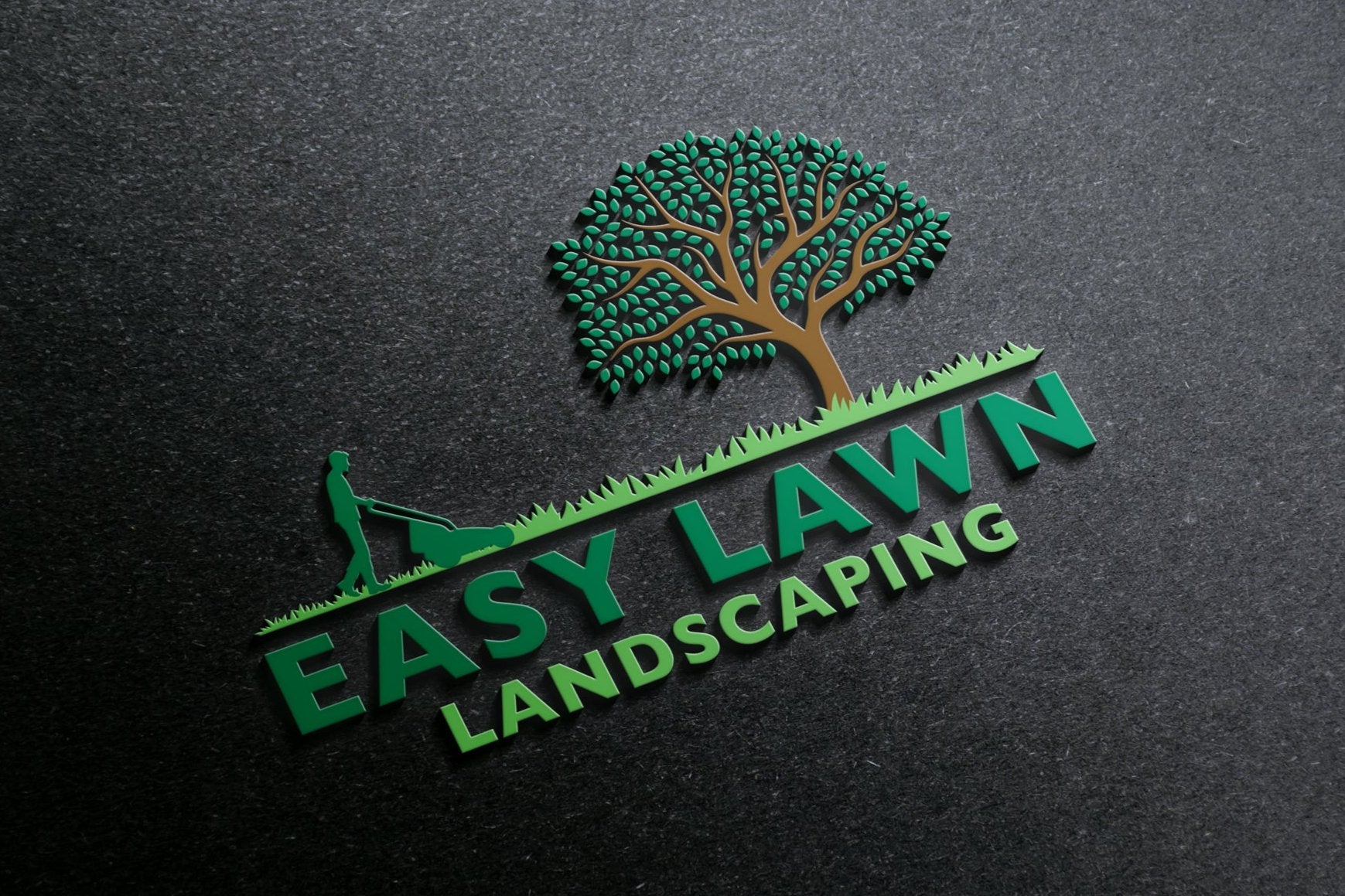 Lawn Care Logo Design | Landscaping Logo Design | Yard Care | Landscaping Company Logo | Lawn Maintenance | Landscaper | Lawn Mower Design