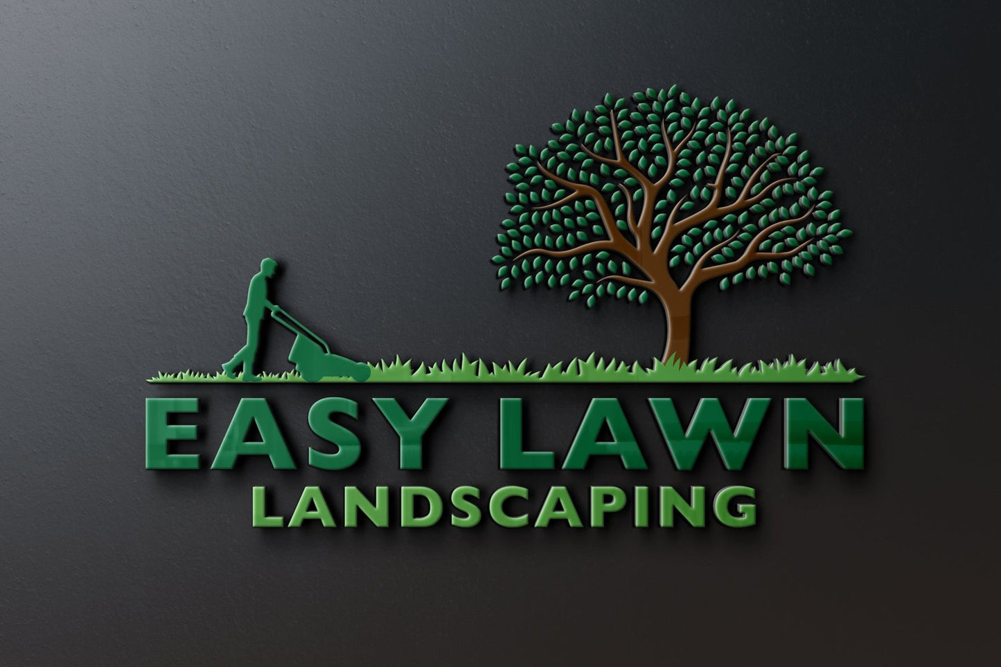 Lawn Care Logo Design | Landscaping Logo Design | Yard Care | Landscaping Company Logo | Lawn Maintenance | Landscaper | Lawn Mower Design