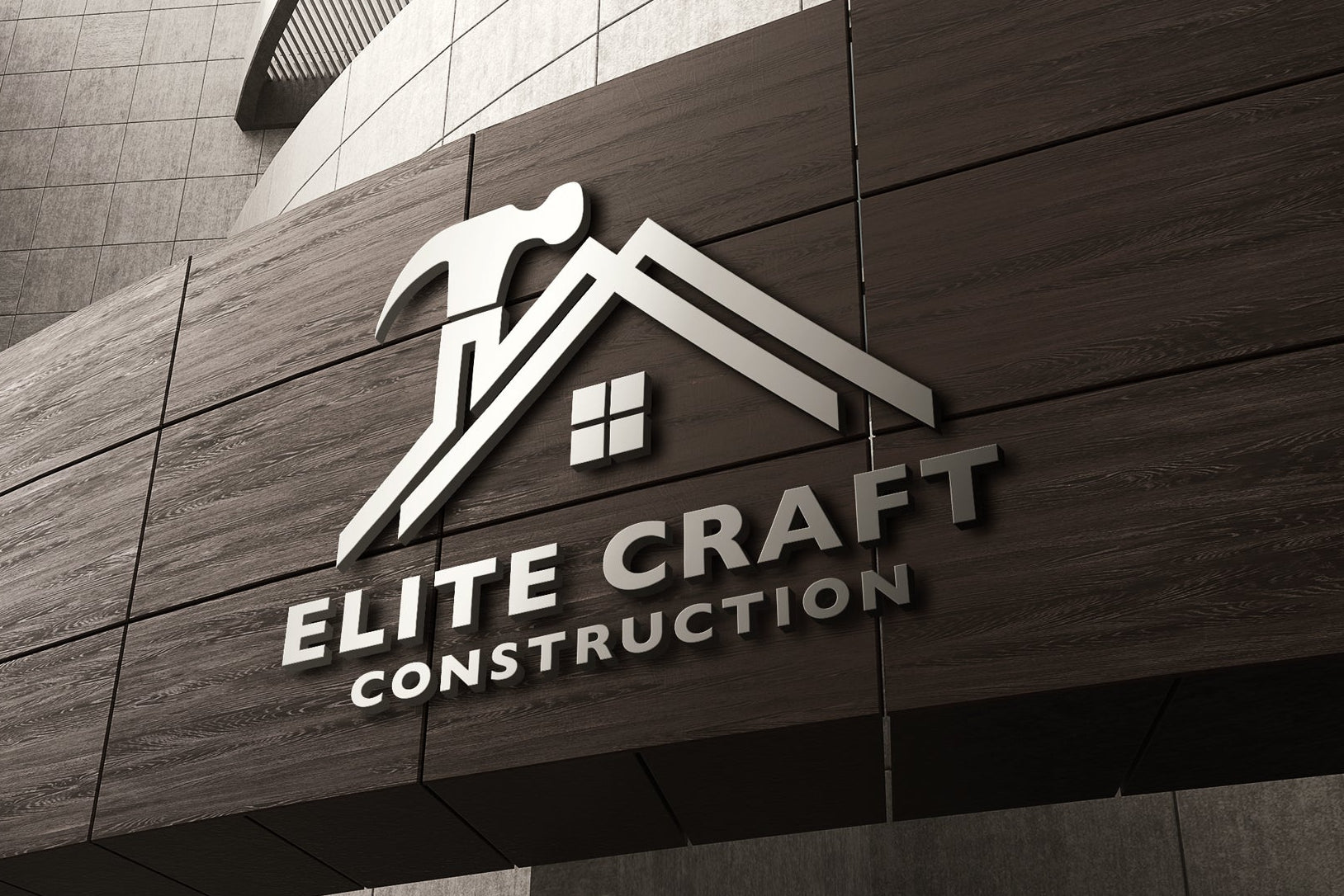 Logo Design - Roofing Business Logo | Construction Company Logo | Home Repair Logo | Handyman Logo Design