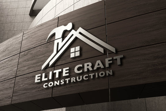 Logo Design - Roofing Business Logo | Construction Company Logo | Home Repair Logo | Handyman Logo Design