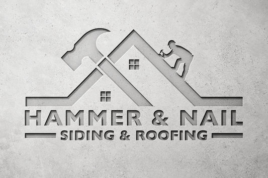 Logo Design - Construction Business Logo | House Design | Hammer Design | HandyMan Services Logo