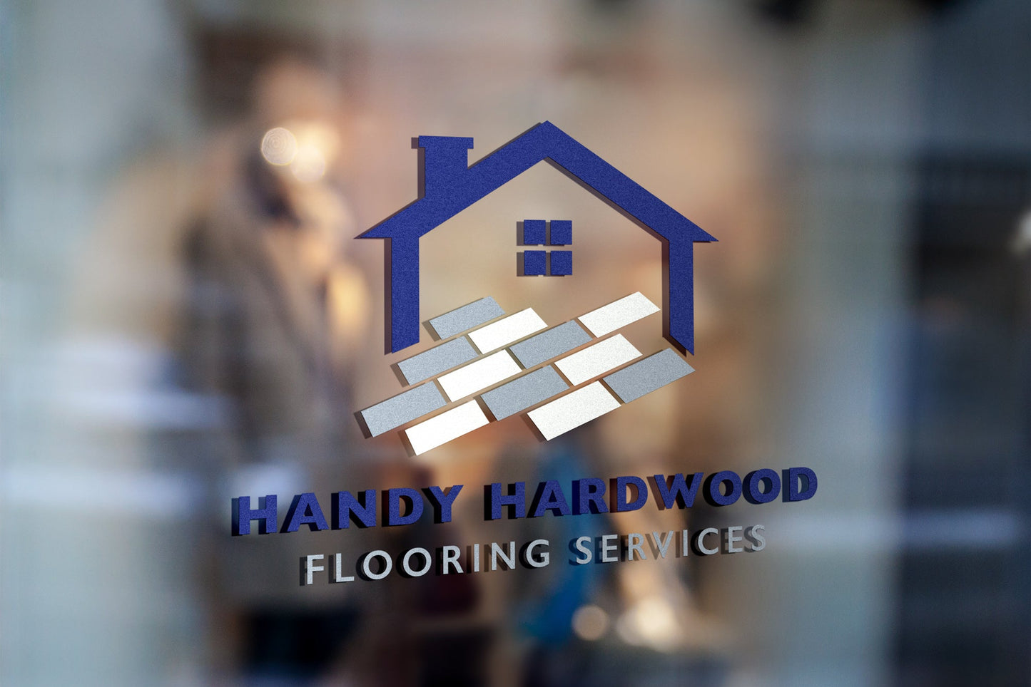 Logo Design - Home Remodeling Logo | Home Renovation Logo | Flooring Business Logo | Flooring Services