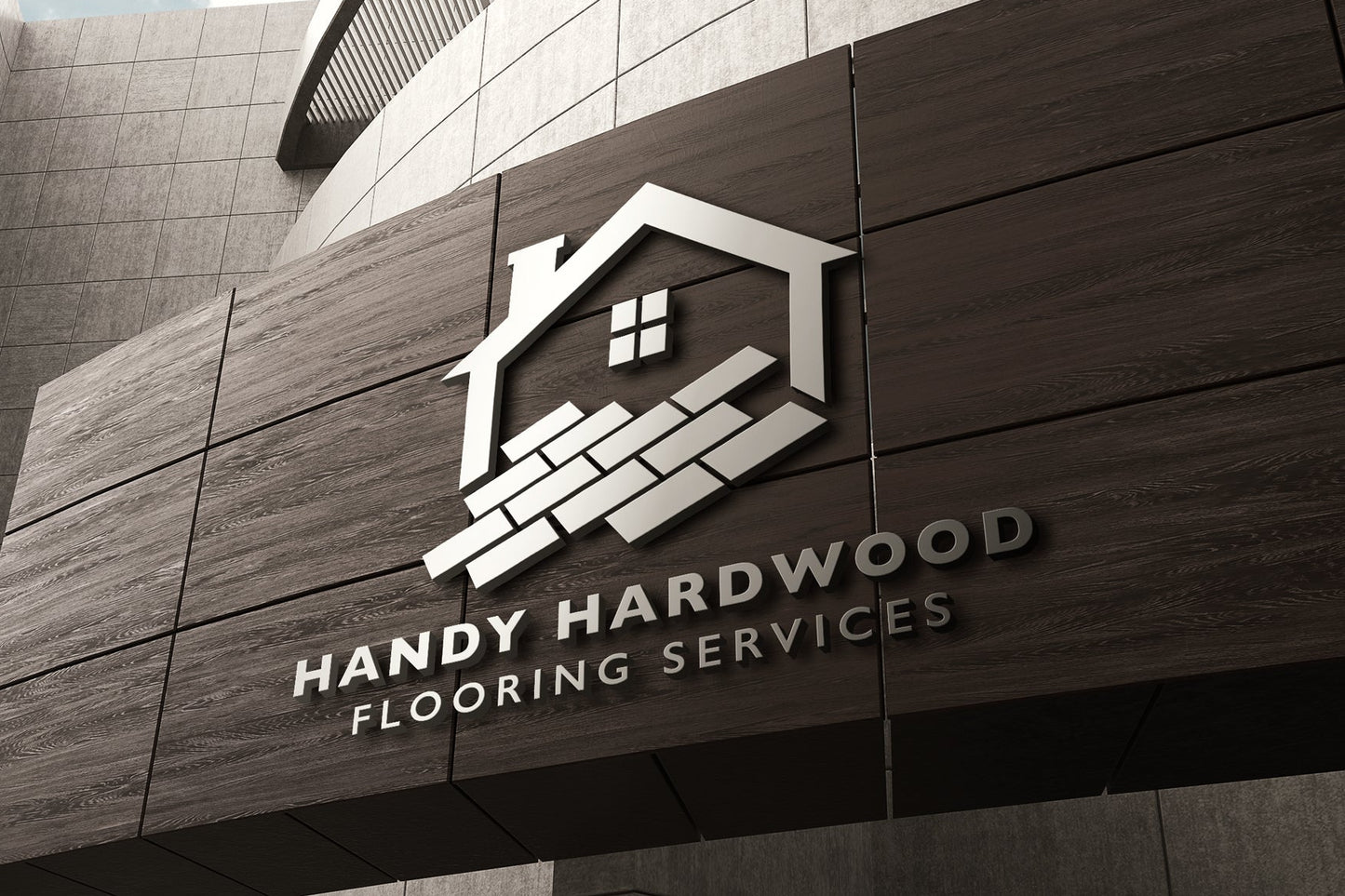 Logo Design - Home Remodeling Logo | Home Renovation Logo | Flooring Business Logo | Flooring Services