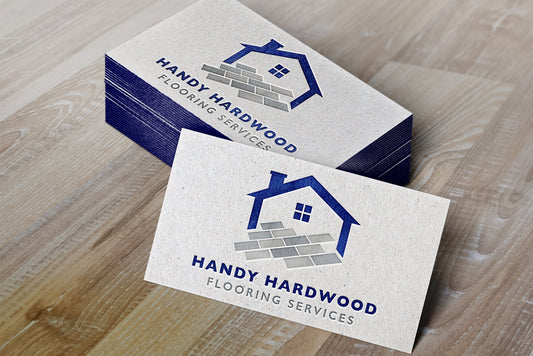 Logo Design - Home Remodeling Logo | Home Renovation Logo | Flooring Business Logo | Flooring Services