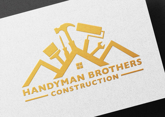 Logo Design - Construction Company | House Design | Hammer Design | HandyMan Services