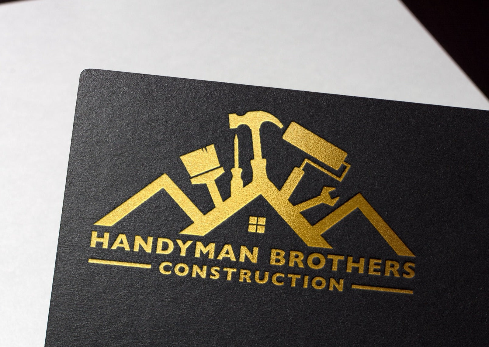 Logo Design - Construction Company | House Design | Hammer Design | HandyMan Services