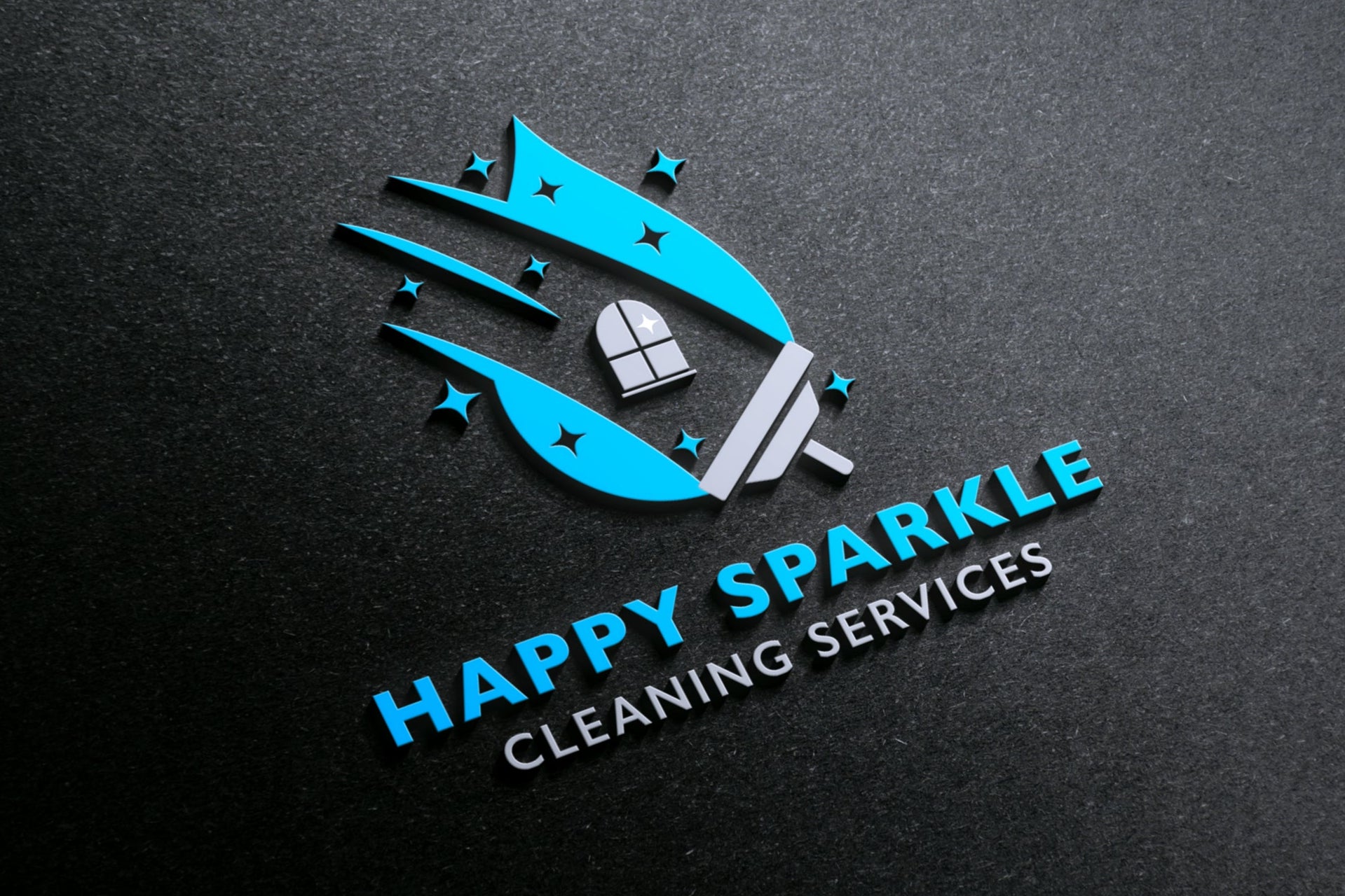 Logo Design - Cleaning Company Logo | Cleaning Logo | Cleaning Services Logo | House Cleaning Logo