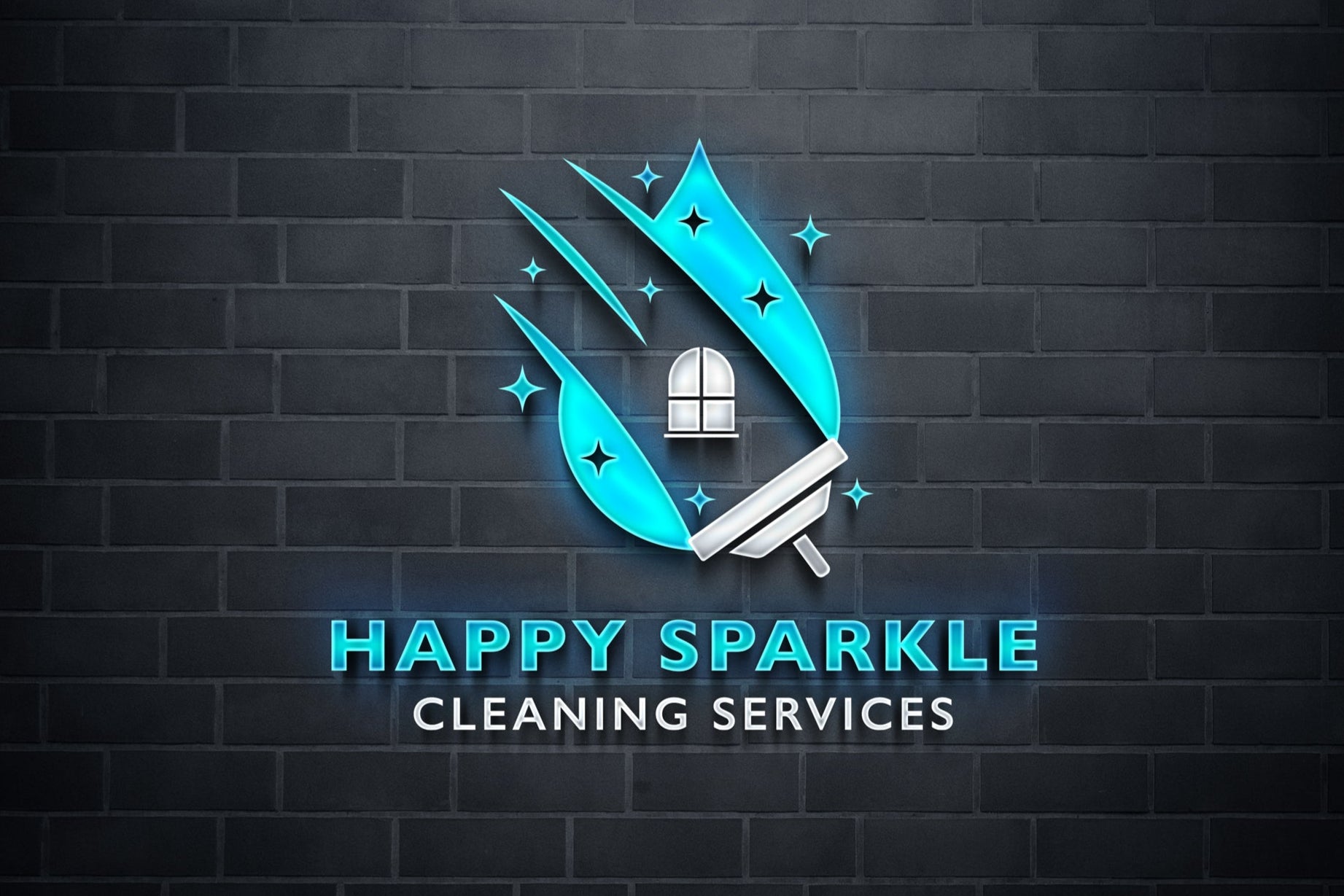 Logo Design - Cleaning Company Logo | Cleaning Logo | Cleaning Services Logo | House Cleaning Logo