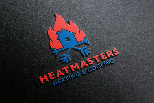 Logo Design - Heating and Air Conditioning Logo | HVAC Logo Design | Heating Cooling Logo Design