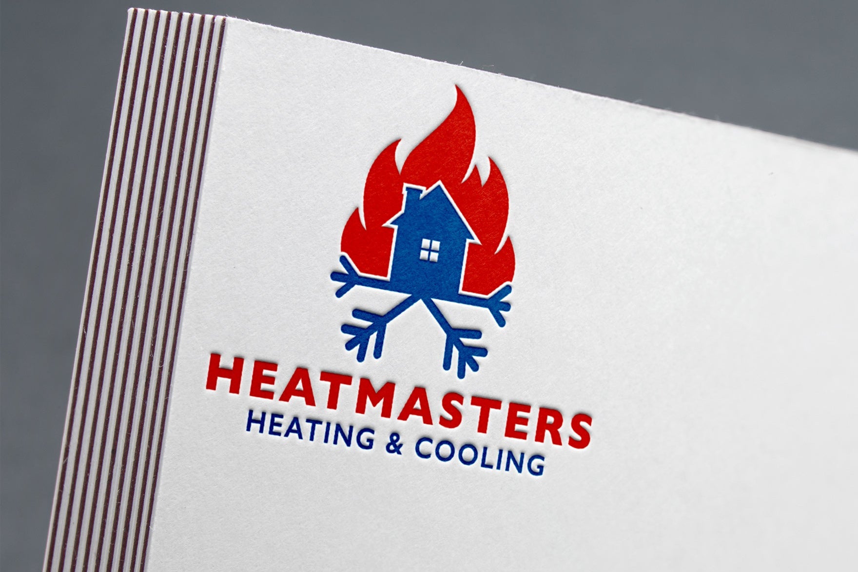 Logo Design - Heating and Air Conditioning Logo | HVAC Logo Design | Heating Cooling Logo Design
