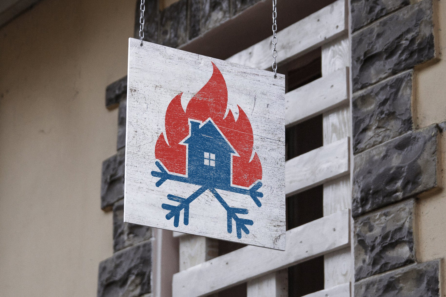 Logo Design - Heating and Air Conditioning Logo | HVAC Logo Design | Heating Cooling Logo Design