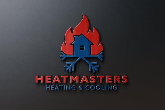 Logo Design - Heating and Air Conditioning Logo | HVAC Logo Design | Heating Cooling Logo Design