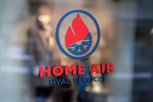Logo Design - HVAC Logo | Air Conditioning Logo | Heating Logo| Heating Cooling