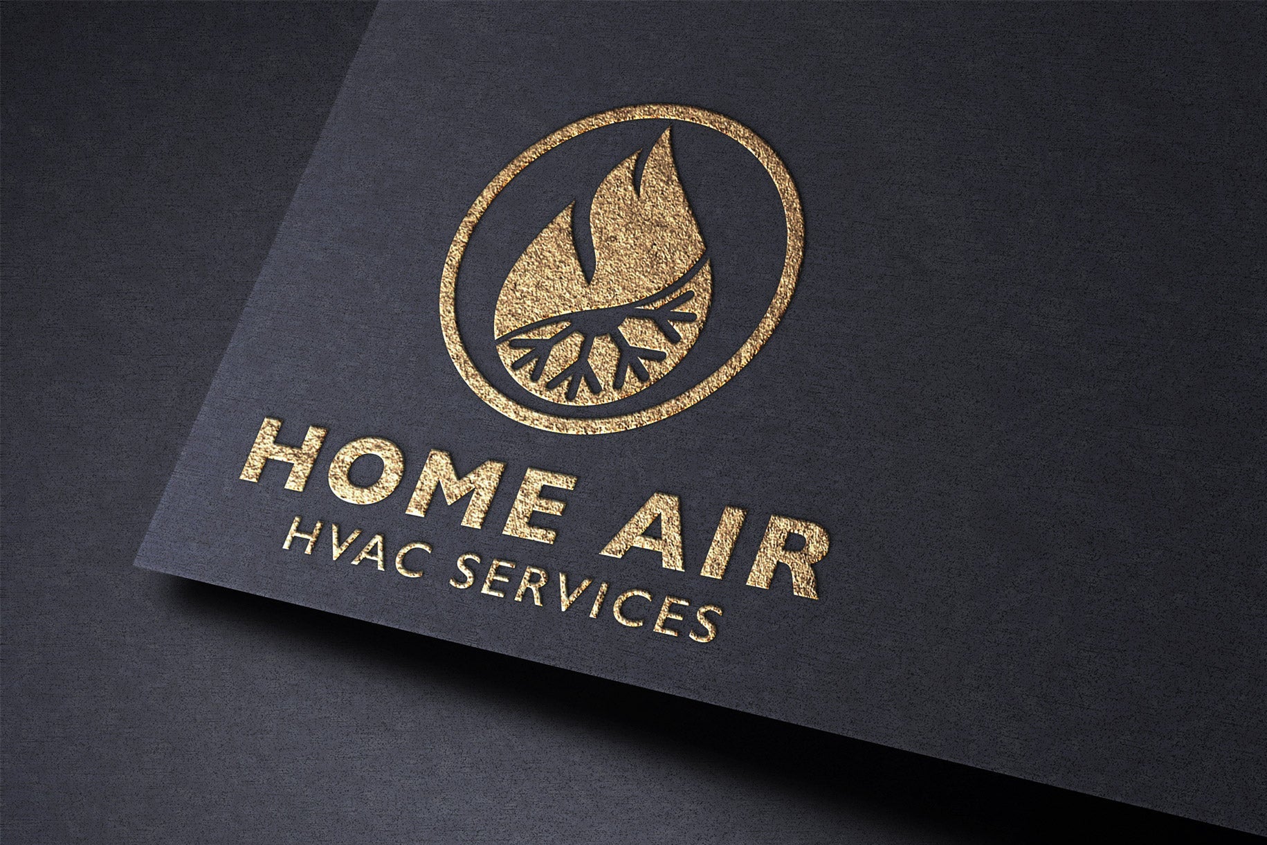 Logo Design - HVAC Logo | Air Conditioning Logo | Heating Logo| Heating Cooling