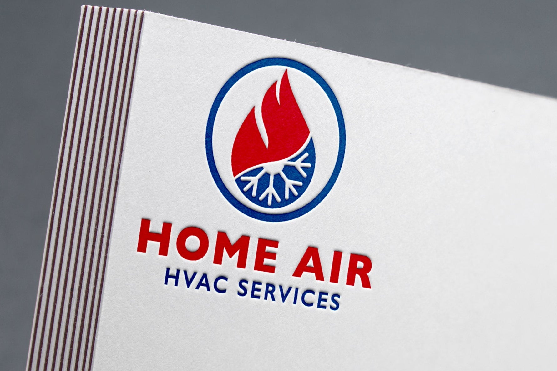 Logo Design - HVAC Logo | Air Conditioning Logo | Heating Logo| Heating Cooling