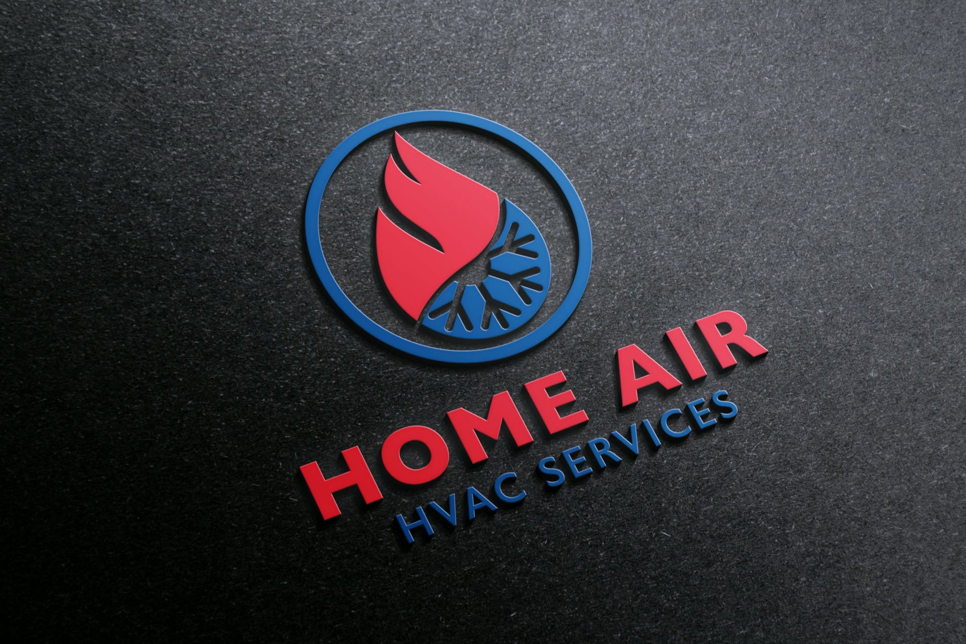 Logo Design - HVAC Logo | Air Conditioning Logo | Heating Logo| Heating Cooling