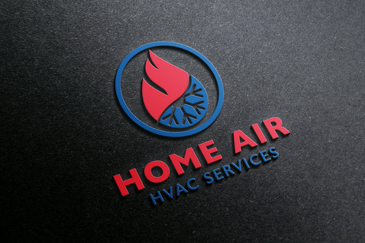 Logo Design - HVAC Logo | Air Conditioning Logo | Heating Logo| Heating Cooling