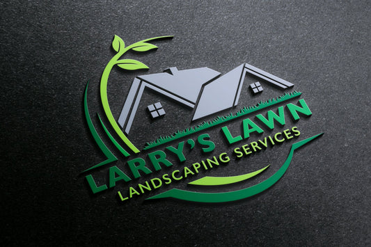 Logo Design - Lawn Care Logo | Landscaping Logo | Lawn Service Logo | Yard Maintenance Logo