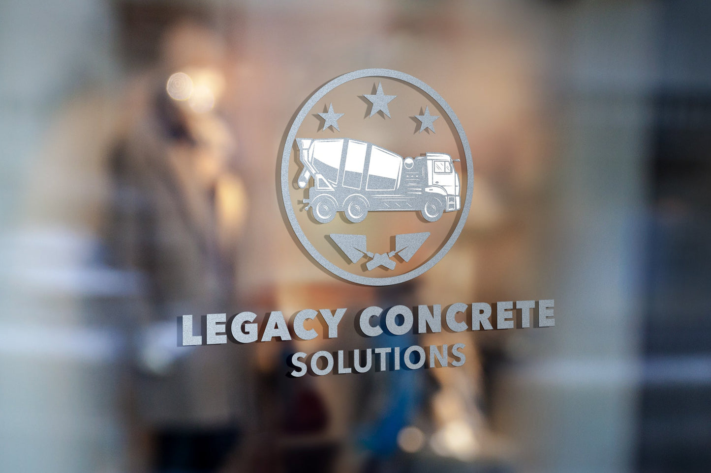 Logo Design - Construction Logo Design | Concrete Business Logo | Cement Truck Logo | Concrete Company Logo