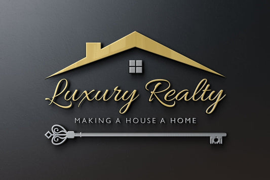 Logo Design - Real Estate Logo | Realtor Logo | Realty Business | Key Logo Design | House Design
