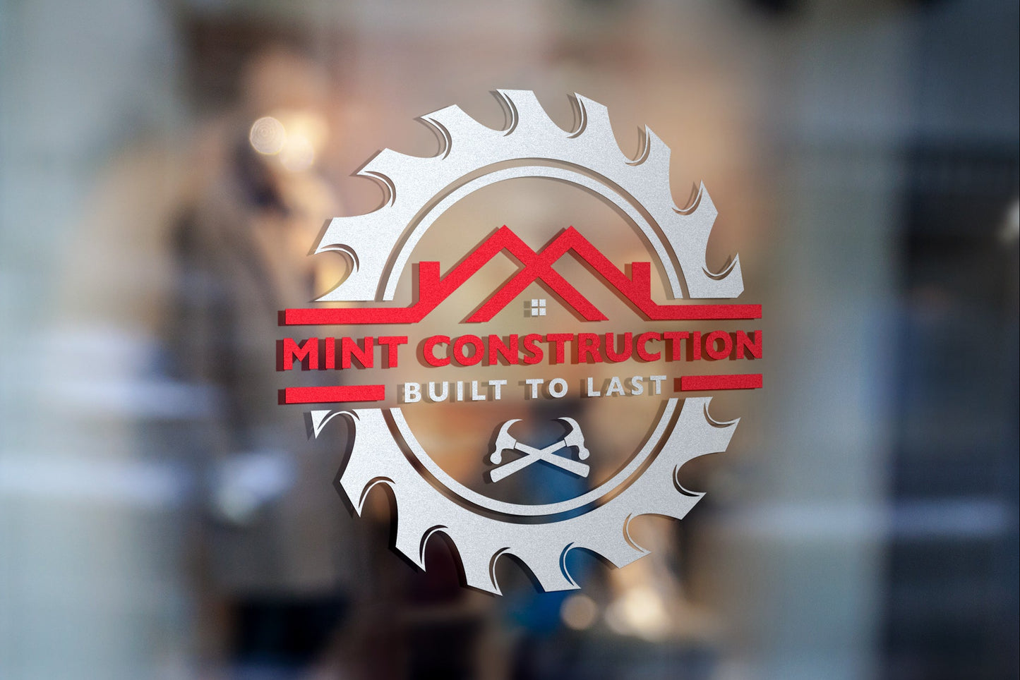 Logo Design - Construction Logo Design | Roofing Business Logo | Handyman Logo | Home Repair Logo Design