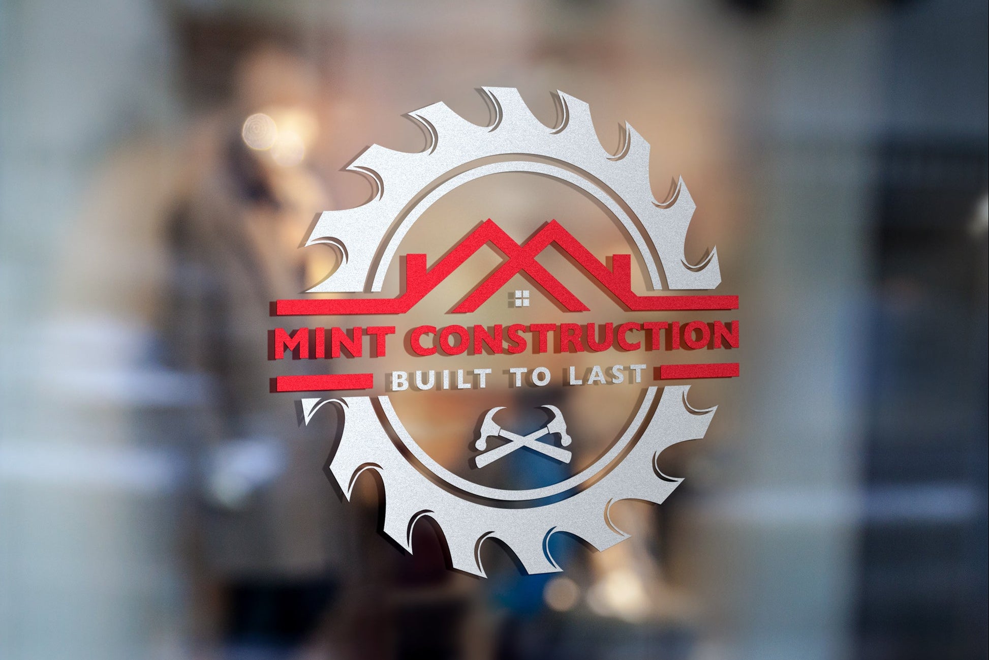 Logo Design - Construction Logo Design | Roofing Business Logo | Handyman Logo | Home Repair Logo Design