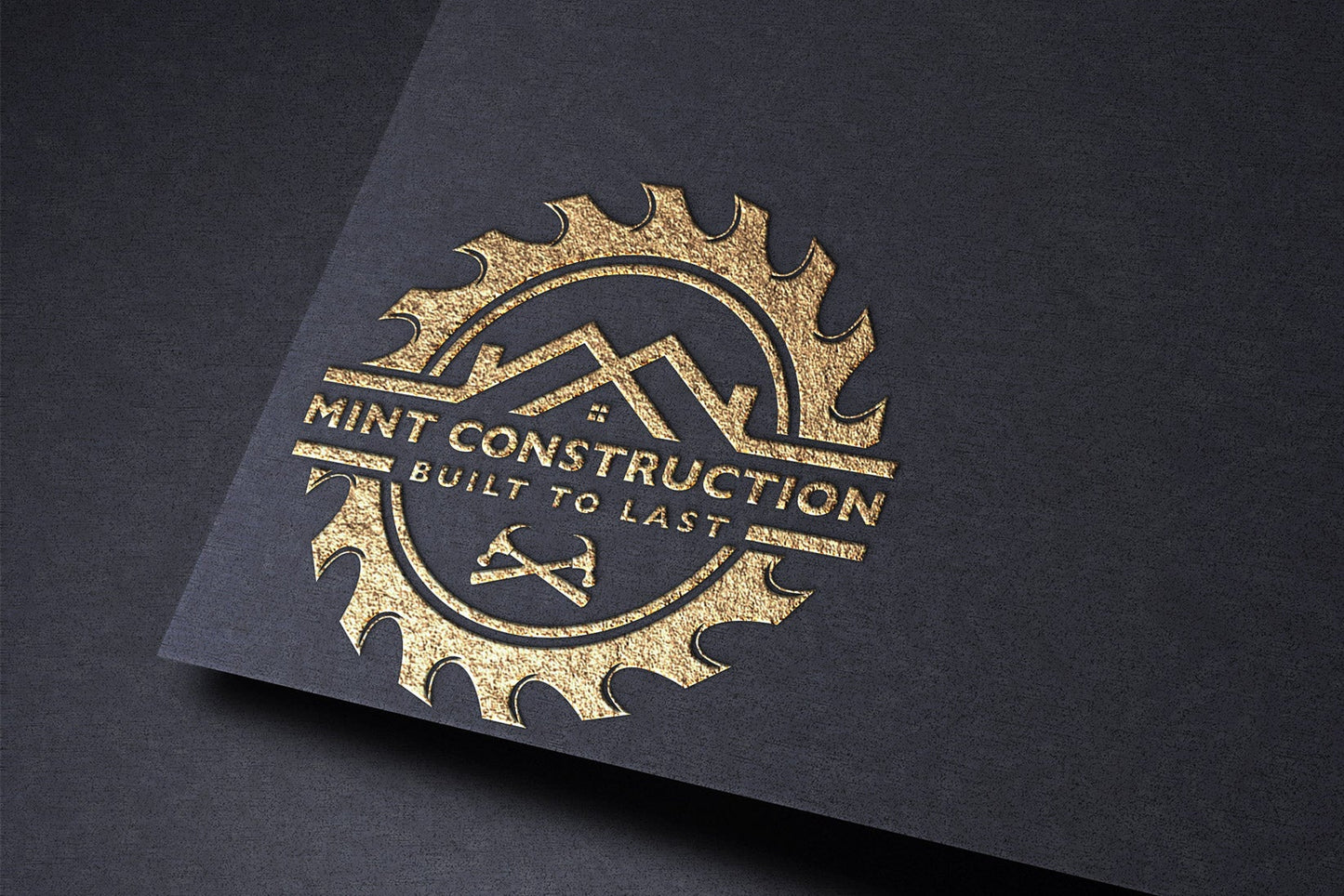 Logo Design - Construction Logo Design | Roofing Business Logo | Handyman Logo | Home Repair Logo Design