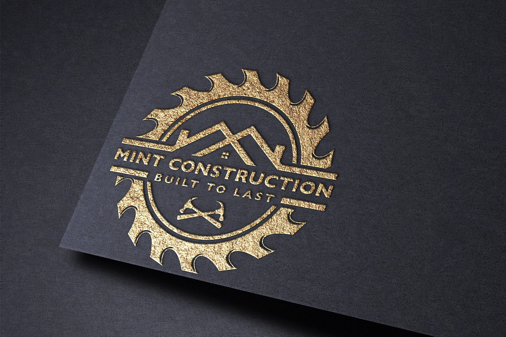 Logo Design - Construction Logo Design | Roofing Business Logo | Handyman Logo | Home Repair Logo Design