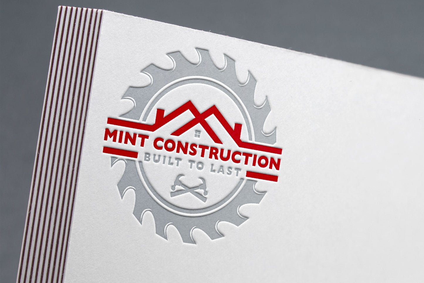 Logo Design - Construction Logo Design | Roofing Business Logo | Handyman Logo | Home Repair Logo Design