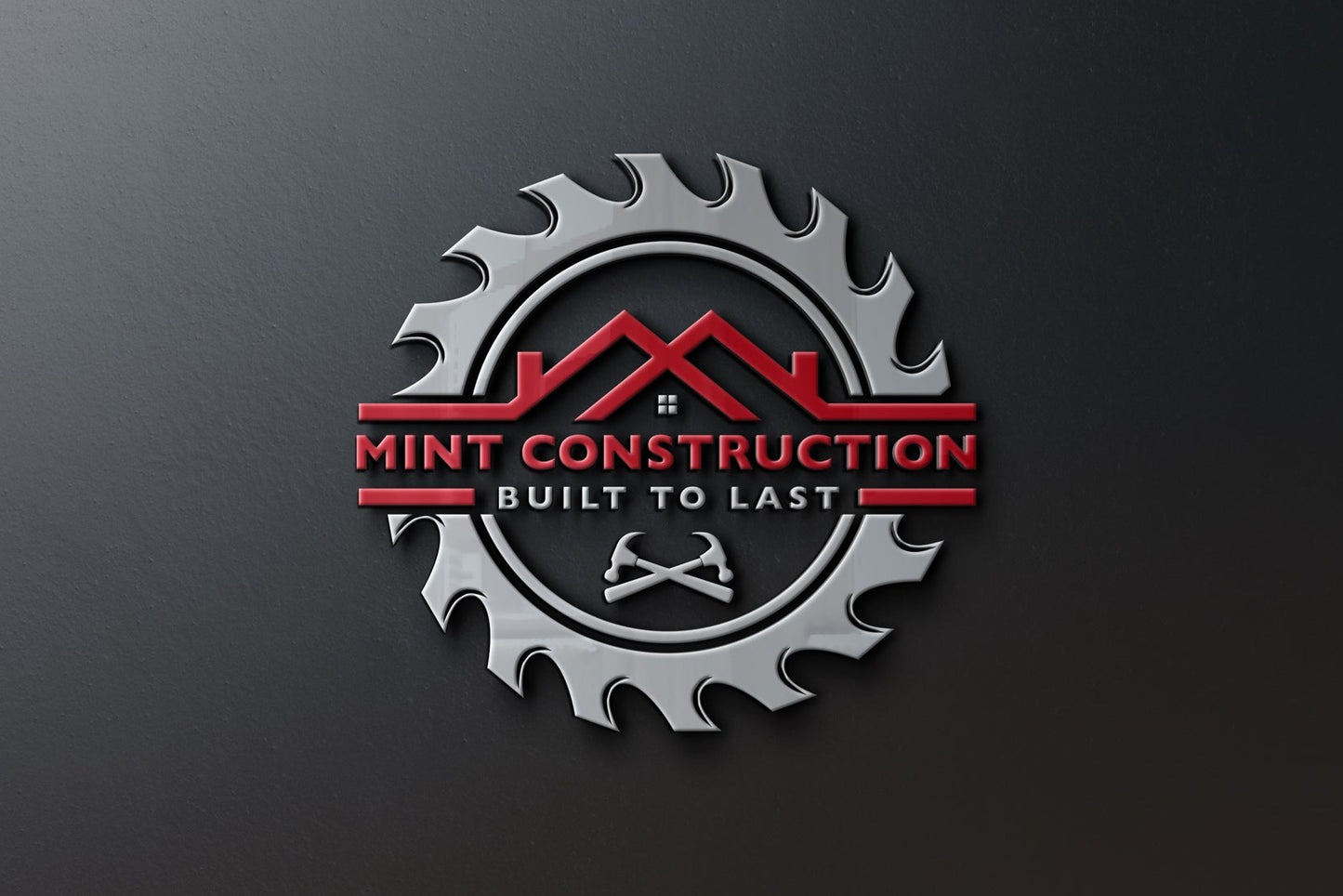 Logo Design - Construction Logo Design | Roofing Business Logo | Handyman Logo | Home Repair Logo Design