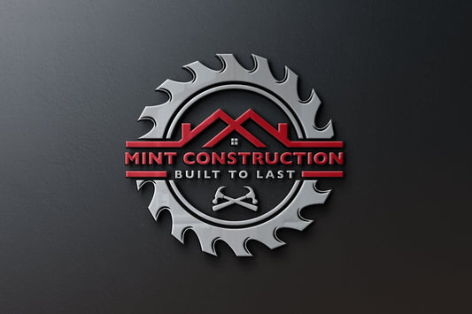 Logo Design - Construction Logo Design | Roofing Business Logo | Handyman Logo | Home Repair Logo Design