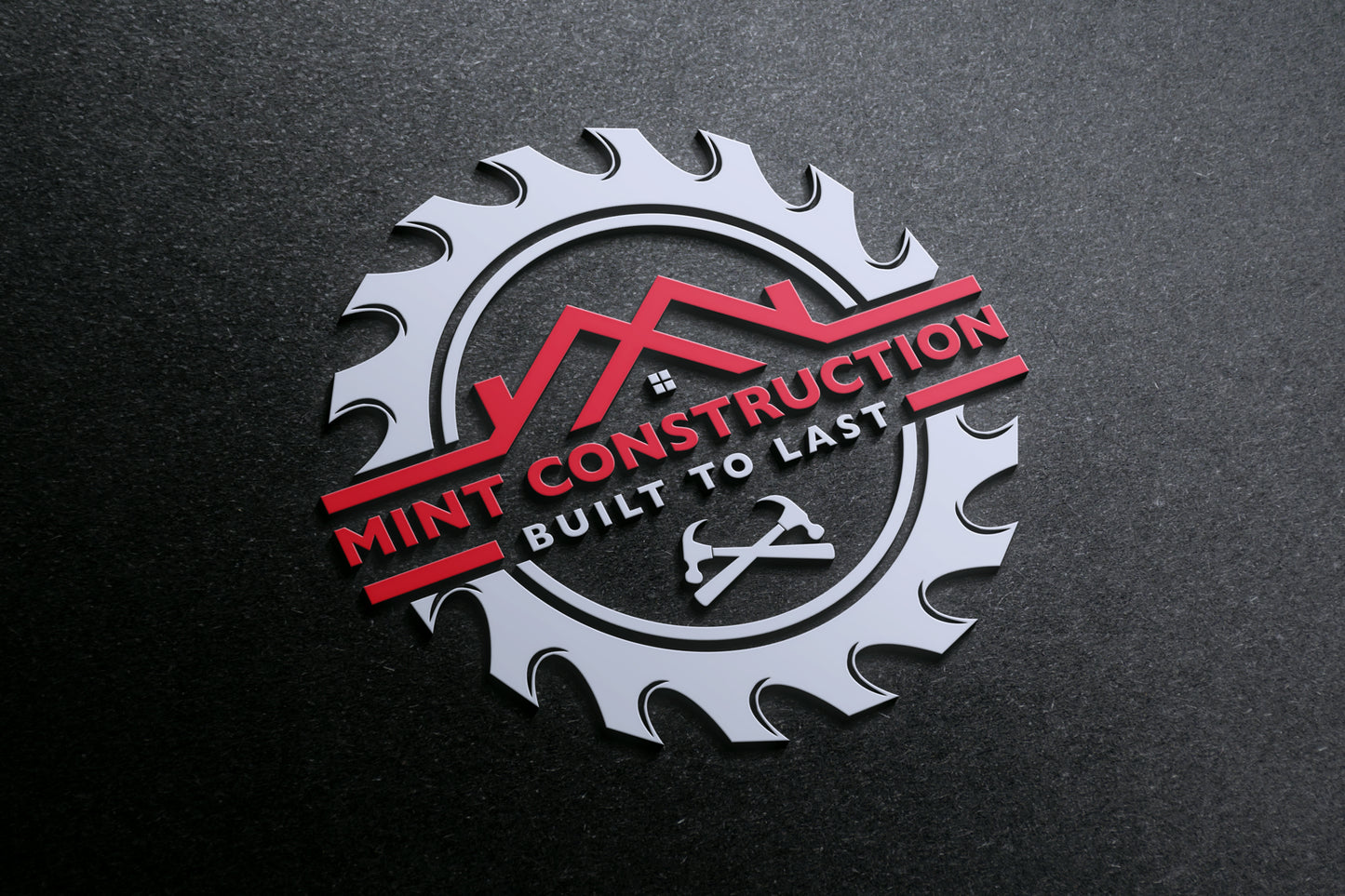 Logo Design - Construction Logo Design | Roofing Business Logo | Handyman Logo | Home Repair Logo Design