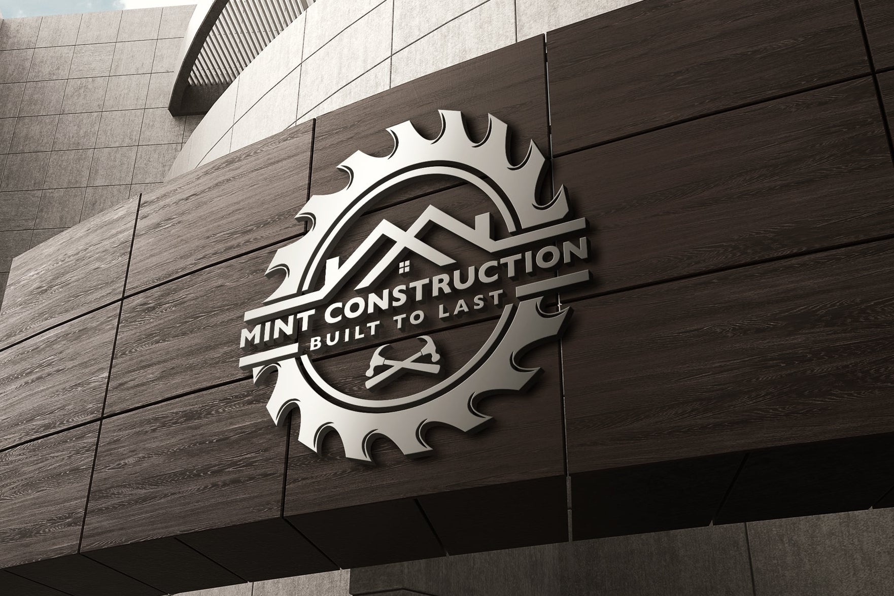 Logo Design - Construction Logo Design | Roofing Business Logo | Handyman Logo | Home Repair Logo Design