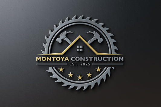 Logo Design - Construction Business Logo Design | Roofing Logo | Home Repair Logo | Handyman Logo