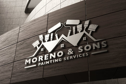Logo Design - Painting Company Logo Design | Painting Business Logo | Paint Services Logo | Painter Logo