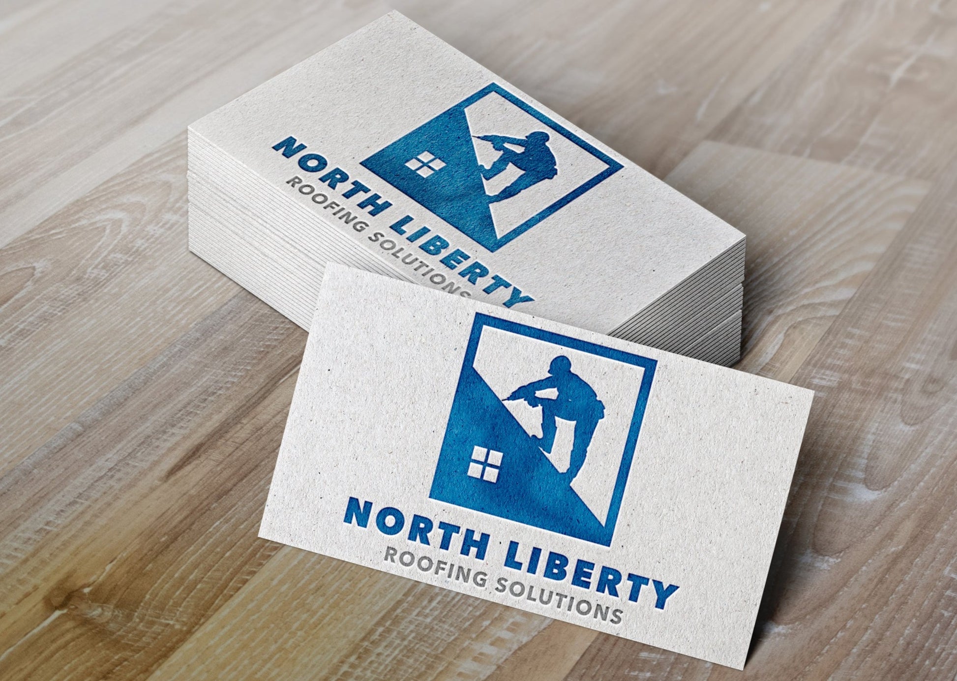 Logo Design - Construction Business Logo | Roofing Services Logo Design | Construction Design | House Logo