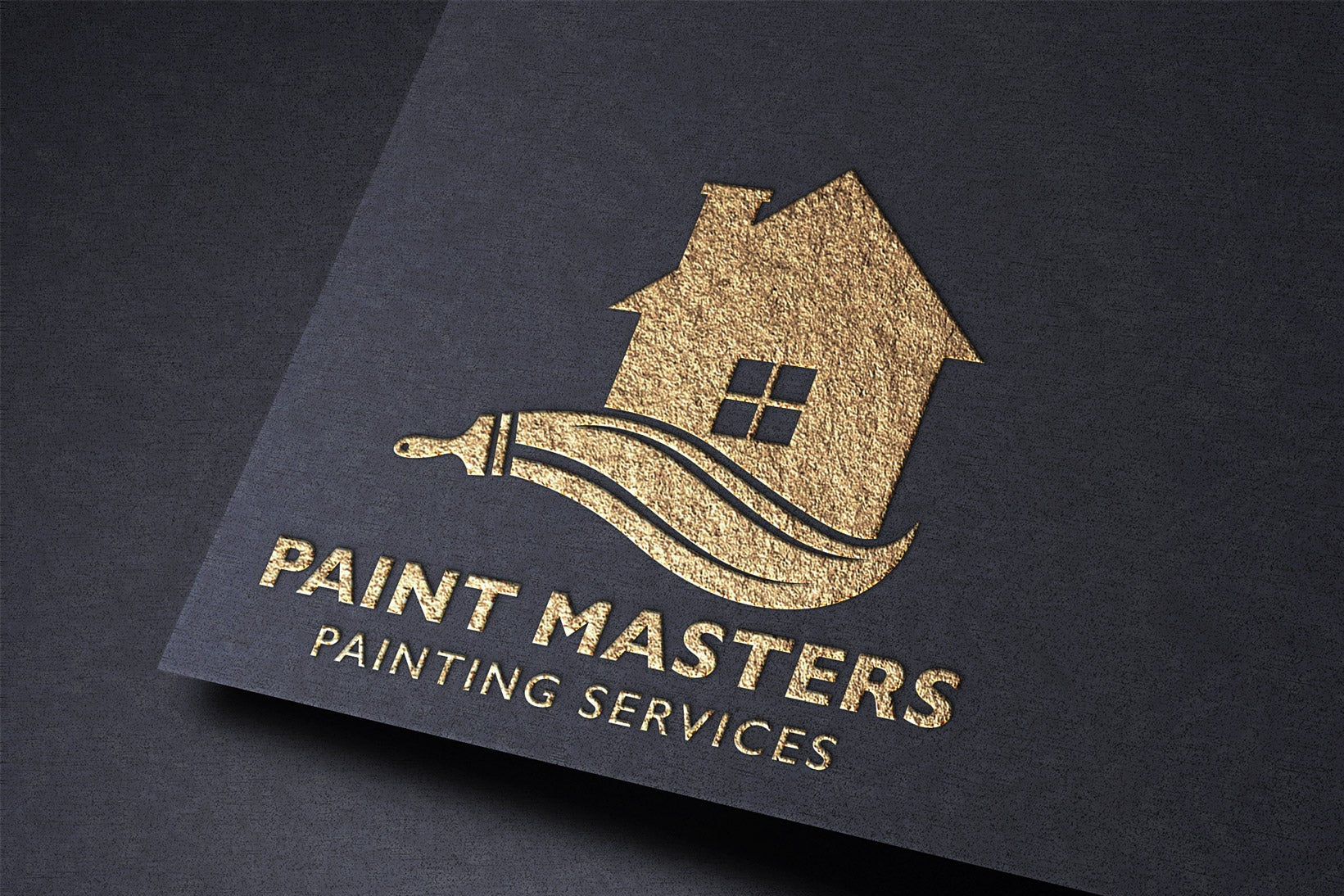 Logo Design - Painting Company Logo | Painting Services Logo | Paint Brush Design | Remodeling Logo