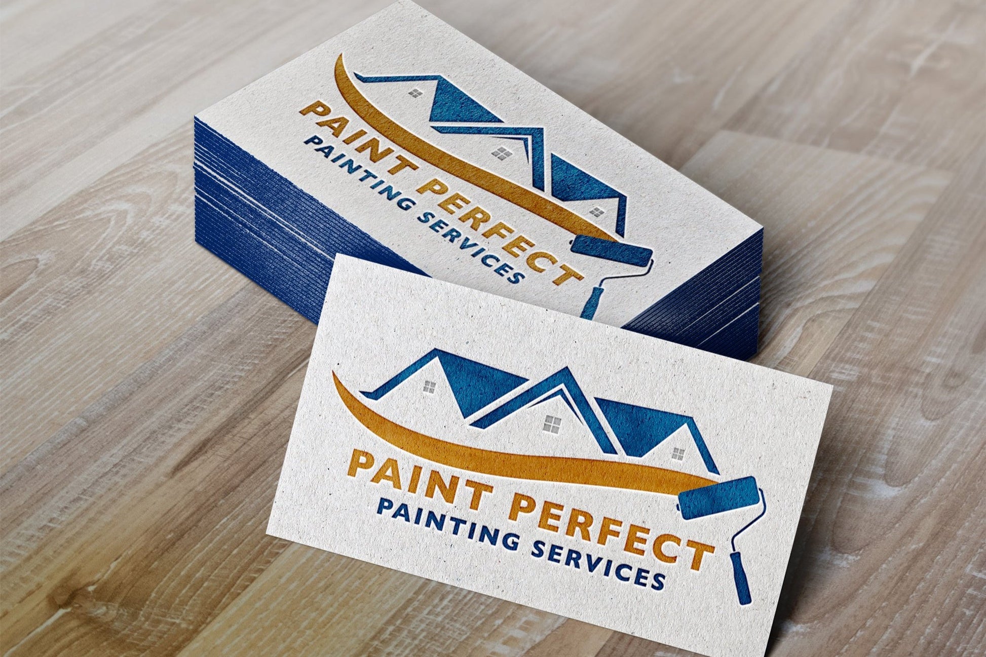 Painting Business Logo Design | Painting Company Logo | Paint Brush Logo Design | Paint Roller Design | Paint Services Logo | Construction