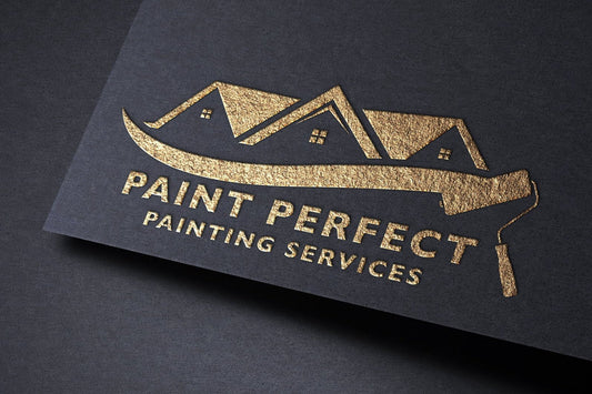 Painting Business Logo Design | Painting Company Logo | Paint Brush Logo Design | Paint Roller Design | Paint Services Logo | Construction