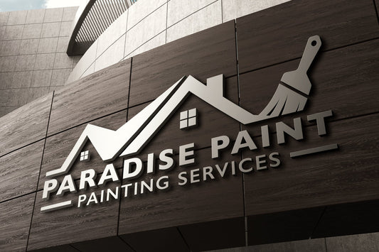 Logo Design - Painting Business Logo | Painting Company Logo | Paint Brush Design | Remodeling Logo