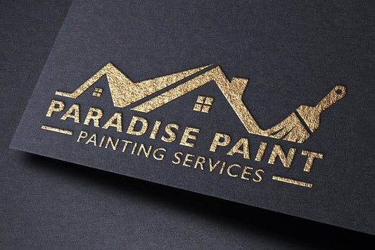 Logo Design - Painting Business Logo | Painting Company Logo | Paint Brush Design | Remodeling Logo